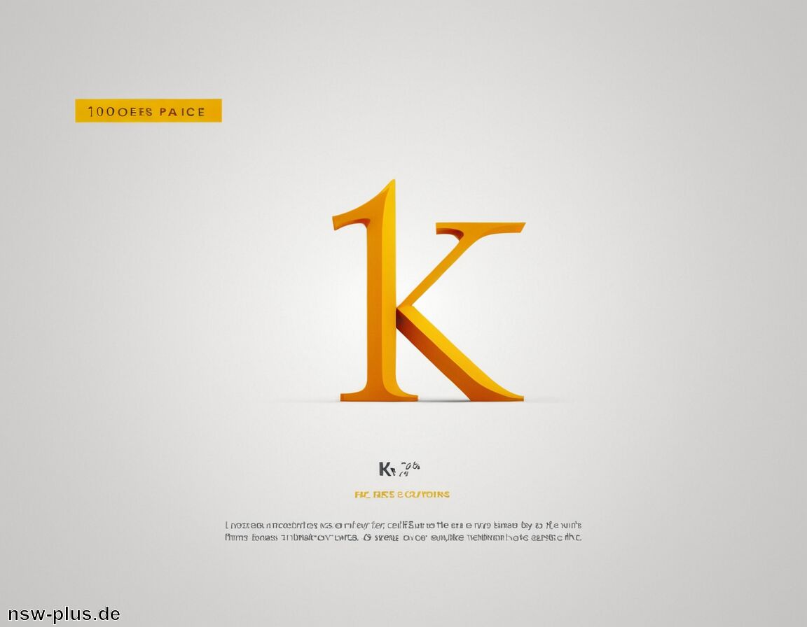 Verwendung bei Gehalts- und Preisdarstellung - K Bedeutung Geld » Was meint das Kürzel wirklich